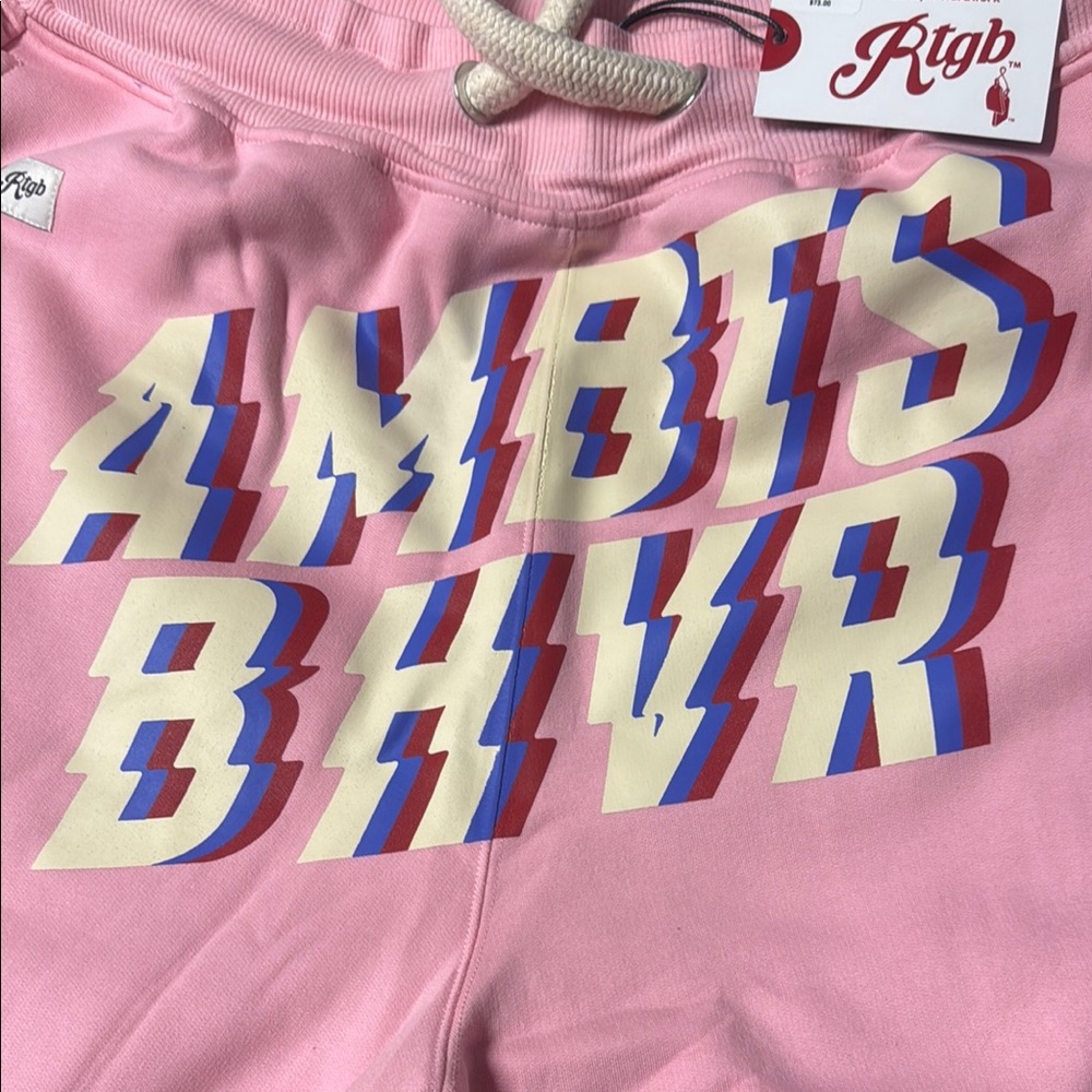 Pink Rtgb Shorts with Dynamic Graphic Design - Picture 2 of 9